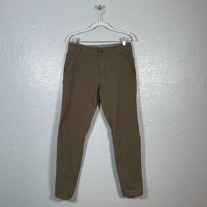 Kuhl Men 31 x 32 Brown Resistor Chino Pants Stretch Zipper Pocket Gorpcore Hike